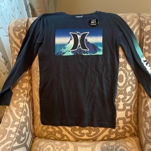 Boys Hurley long sleeve t-shirt- Brand new with tags on.  Size medium-10-12